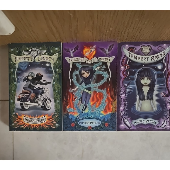 Lot of 3 Nicole Peeler Tempest Legacy, Tracking the Tempest Paperback Books - Picture 1 of 4